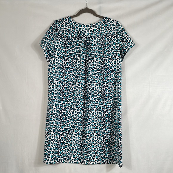 Jude Connally Ella Dress Size L NWT Mini Leopard Print - Picture 2 of 10